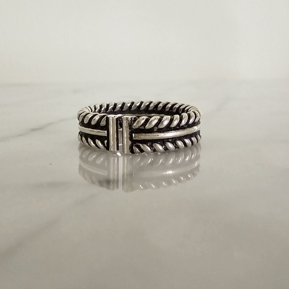 925 Silver ring (adjustable) - Picture 3 of 4